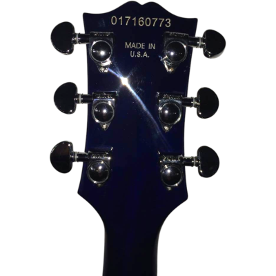 Custom Crown 1960 Blue Quilted Maple Top Slim Tapered Neck Profile Floyd Rose Tremolo Guitar - Image 5