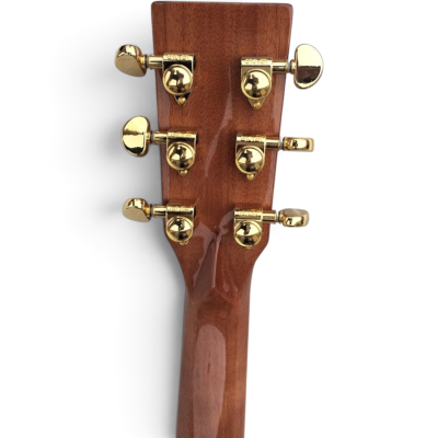 Custom Vertex D45S 1833 Natural Solid Spruce Top Acoustic Electric Guitar Fishman Pickups - Image 5