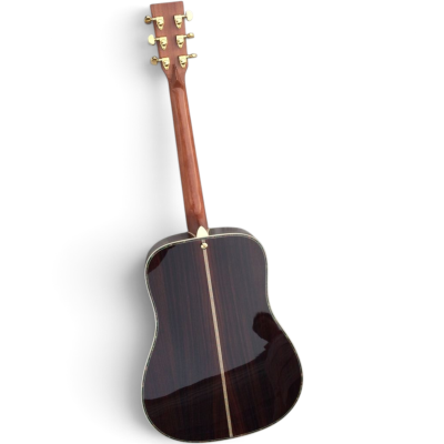 Custom Vertex D45S 1833 Natural Solid Spruce Top Acoustic Electric Guitar Fishman Pickups - Image 8