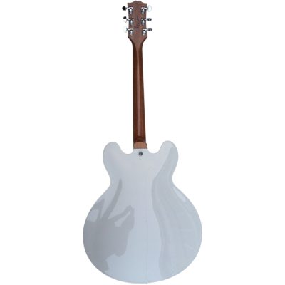 Custom Crown AVA ES333 Tom DeLonge Alphine White Semi Hollow 6 String Guitar - Image 6