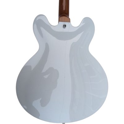 Custom Crown AVA ES333 Tom DeLonge Alphine White Semi Hollow 6 String Guitar - Image 8