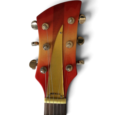 Custom Nova Fireglo 325C64 21 Inch Scale Length Bigsby Guitar - Image 2