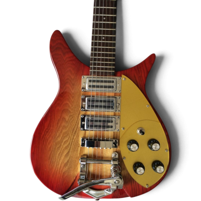 Custom Nova Fireglo 325C64 21 Inch Scale Length Bigsby Guitar