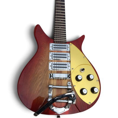 Custom Nova Fireglo 325C64 21 Inch Scale Length Bigsby Guitar - Image 5