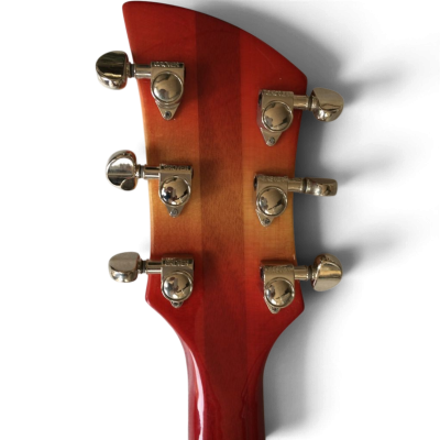 Custom Nova Fireglo 325C64 21 Inch Scale Length Bigsby Guitar - Image 6