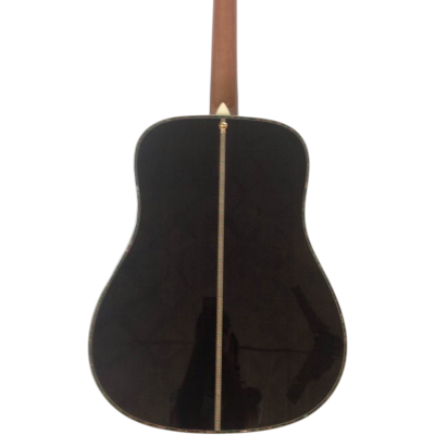 Custom Vertex D45S 1833 Natural Finish Solid Spruce Top Acoustic Electric Guitar Fishman Pickups - Image 5