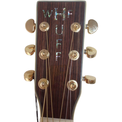 Custom Vertex D45S 1833 Natural Finish Solid Spruce Top Acoustic Electric Guitar Fishman Pickups - Image 6