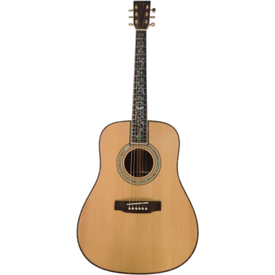 Custom Vertex D45S 1833 Natural Finish Solid Spruce Top Acoustic Electric Guitar Fishman Pickups - Image 7