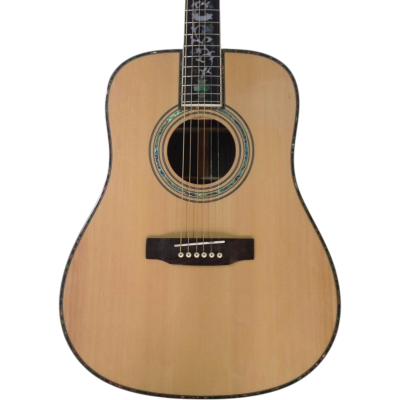Custom Vertex D45S 1833 Natural Finish Solid Spruce Top Acoustic Electric Guitar Fishman Pickups
