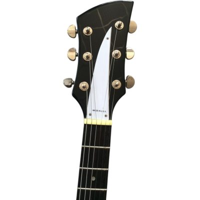 Custom Nova Jetglo Black 325 Lennon 6 String Guitar Bigsby Tremolo - Image 5