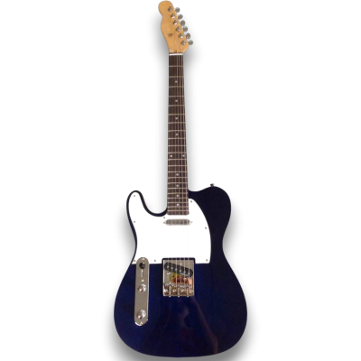 Custom Regent Left Handed Blue Finish Electric Guitar - Image 3
