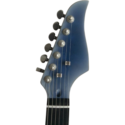 Custom Magnitude Standard Guthrie Faded Trans Whale Blue Burst Electric Guitar - Image 4