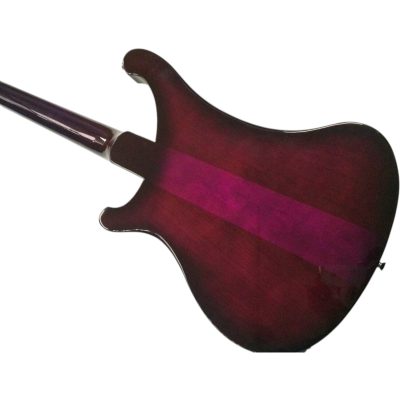 Custom Nova 4003 Trans Purpleglo 4 String Bass - Image 6