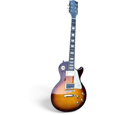 Custom Crown Jimmy Page Tobacco Sunburst Flamed Maple Top Electric Guitar - Image 8