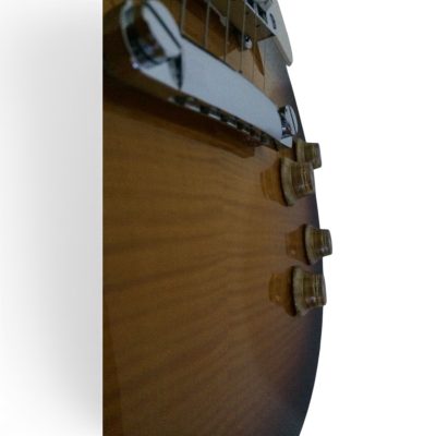 Custom Crown Jimmy Page Tobacco Sunburst Flamed Maple Top Electric Guitar - Image 9