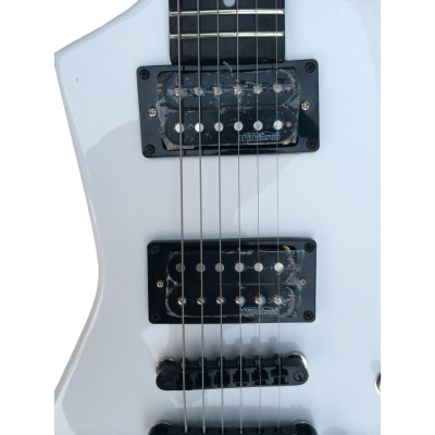 Custom Obsidian James Hetfield Snakebyte Snow White Electric Guitar - Image 3