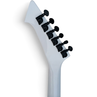 Custom Obsidian James Hetfield Snakebyte Snow White Electric Guitar - Image 4