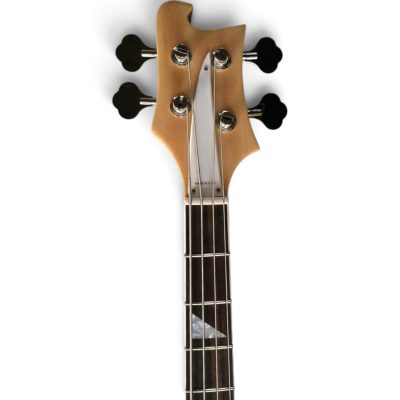 Custom Nova 4003 Alder Wood Naturalglo 4 String Bass Neck Through Body Checkerboard Bindings - Image 2