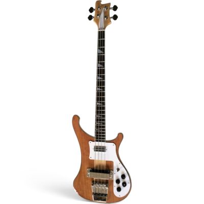 Custom Nova 4003 Alder Wood Naturalglo 4 String Bass Neck Through Body Checkerboard Bindings - Image 6