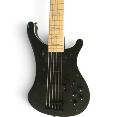 Custom Nova 4003 Jetglo Black 6 String Bass