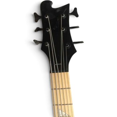 Custom Nova 4003 Jetglo Black 6 String Bass - Image 4