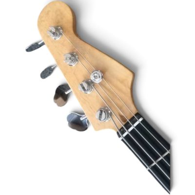Custom Regent Graffiti Yellow Mark Hoppus 4 String Jazz Bass - Image 6