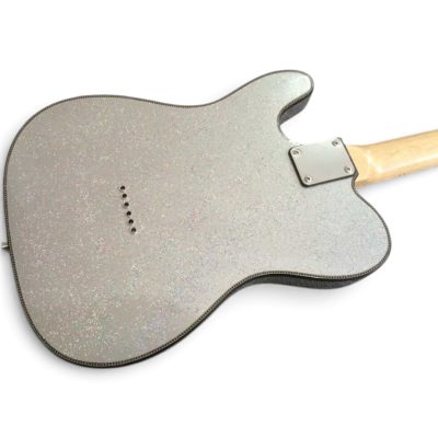Custom Regent Silver Dust Sparkle Checkerboard Bindings Electric Guitar - Image 5