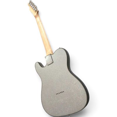 Custom Regent Silver Dust Sparkle Checkerboard Bindings Electric Guitar - Image 6