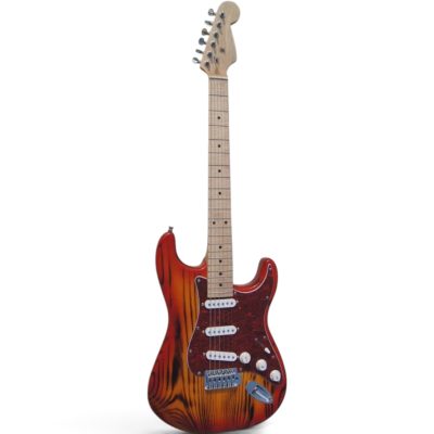 Custom Regent Jimi Yakisugi Translucent Orange Burst Electric Guitar - Image 2
