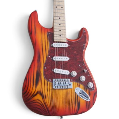 Custom Regent Jimi Yakisugi Translucent Orange Burst Electric Guitar