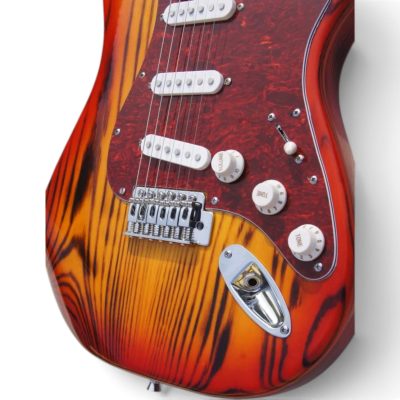 Custom Regent Jimi Yakisugi Translucent Orange Burst Electric Guitar - Image 6
