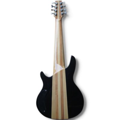 Custom Olivine Black Natural Center Stripe 2 Pickups 8 String Bass - Image 5