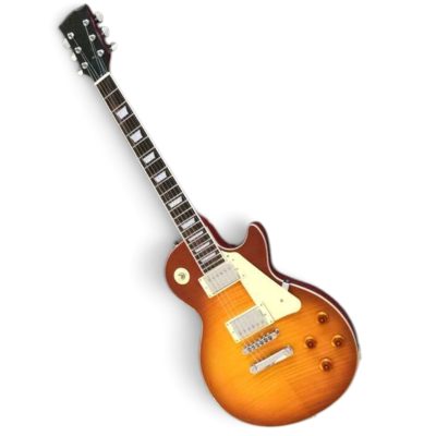 Custom Crown Iced Tea Burst Flamed Maple Top Electric Guitar - Image 5