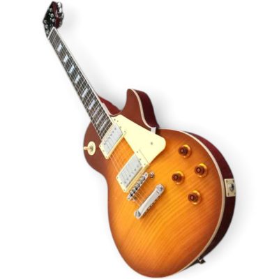 Custom Crown Iced Tea Burst Flamed Maple Top Electric Guitar - Image 3