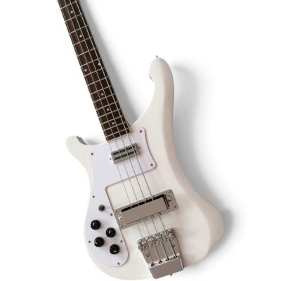 Custom Nova 4003 White 4 String Bass Left Handed