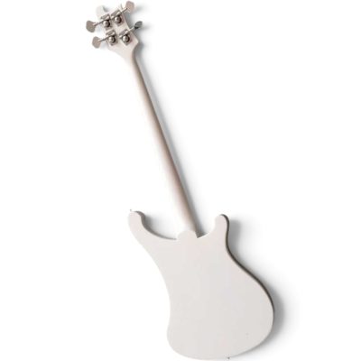 Custom Nova 4003 White 4 String Bass Left Handed - Image 9