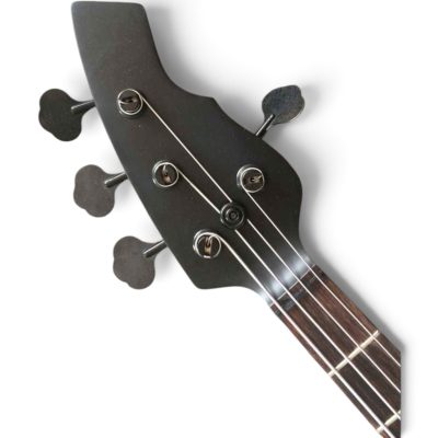 Custom Aether Bongo Black 4 String Bass Active Pickups - Image 3