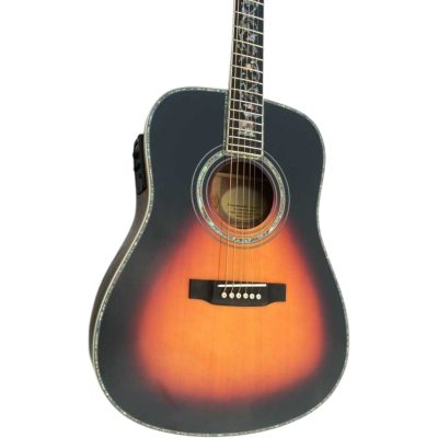 Custom Vertex D28 Tobacco Burst Acoustic Guitar