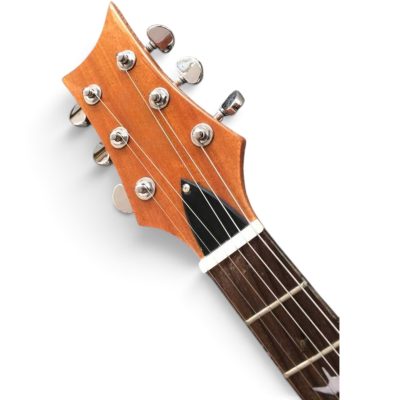 Custom Monarch Santana Blue Flamed Maple Top Guitar Left Handed - Image 9