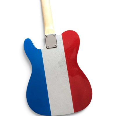 Custom Regent Buck Owens Red Blue Silver Sparkle Electric Guitar - Image 9
