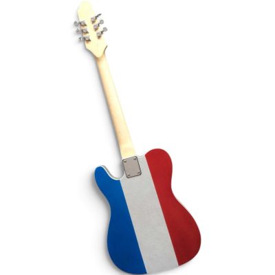 Custom Regent Buck Owens Red Blue Silver Sparkle Electric Guitar - Image 2