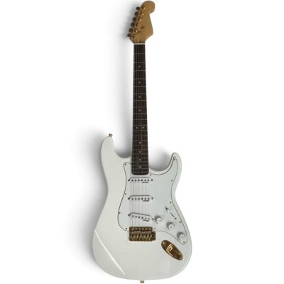 Custom Regent Jimi White Electric Guitar - Image 4
