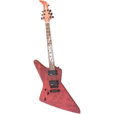 Custom Garnet James Hetfield Sun Inlay 6 String Electric Guitar Left Handed - Image 3