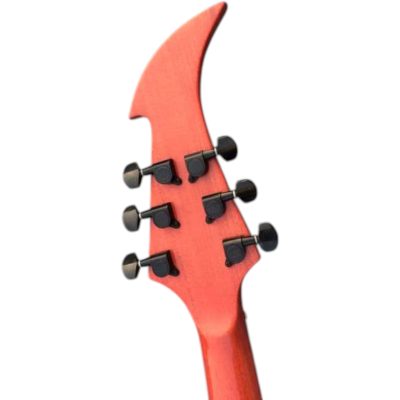 Custom Garnet James Hetfield Sun Inlay 6 String Electric Guitar Left Handed - Image 6