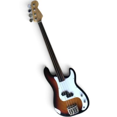 Custom Regent 1983 Tobacco Sunburst 4 String Precision Bass No Frets No Inlays - Image 3