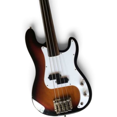 Custom Regent 1983 Tobacco Sunburst 4 String Precision Bass No Frets No Inlays