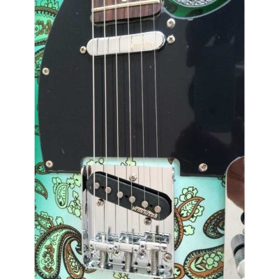 Custom Regent Green Paisley Reissue Electric Guitar - Image 2