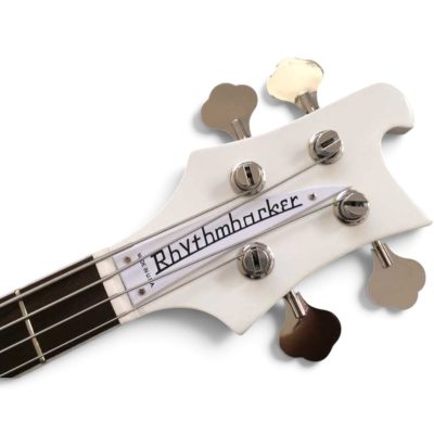 Custom Nova 4003 White 4 String Bass Cross Inlays - Image 10
