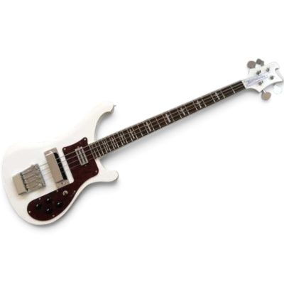 Custom Nova 4003 White 4 String Bass Cross Inlays - Image 5
