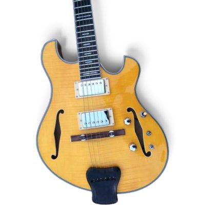 Custom Vesper Languedoc Region PL G2 Amber Flamed Maple Top Quilted Maple Back Guitar